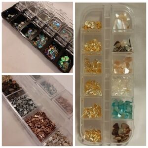 Nail Art Decorations Set 3 Boxes Summer